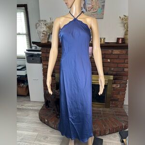 Wild Fable Blue Satin Dress -XS